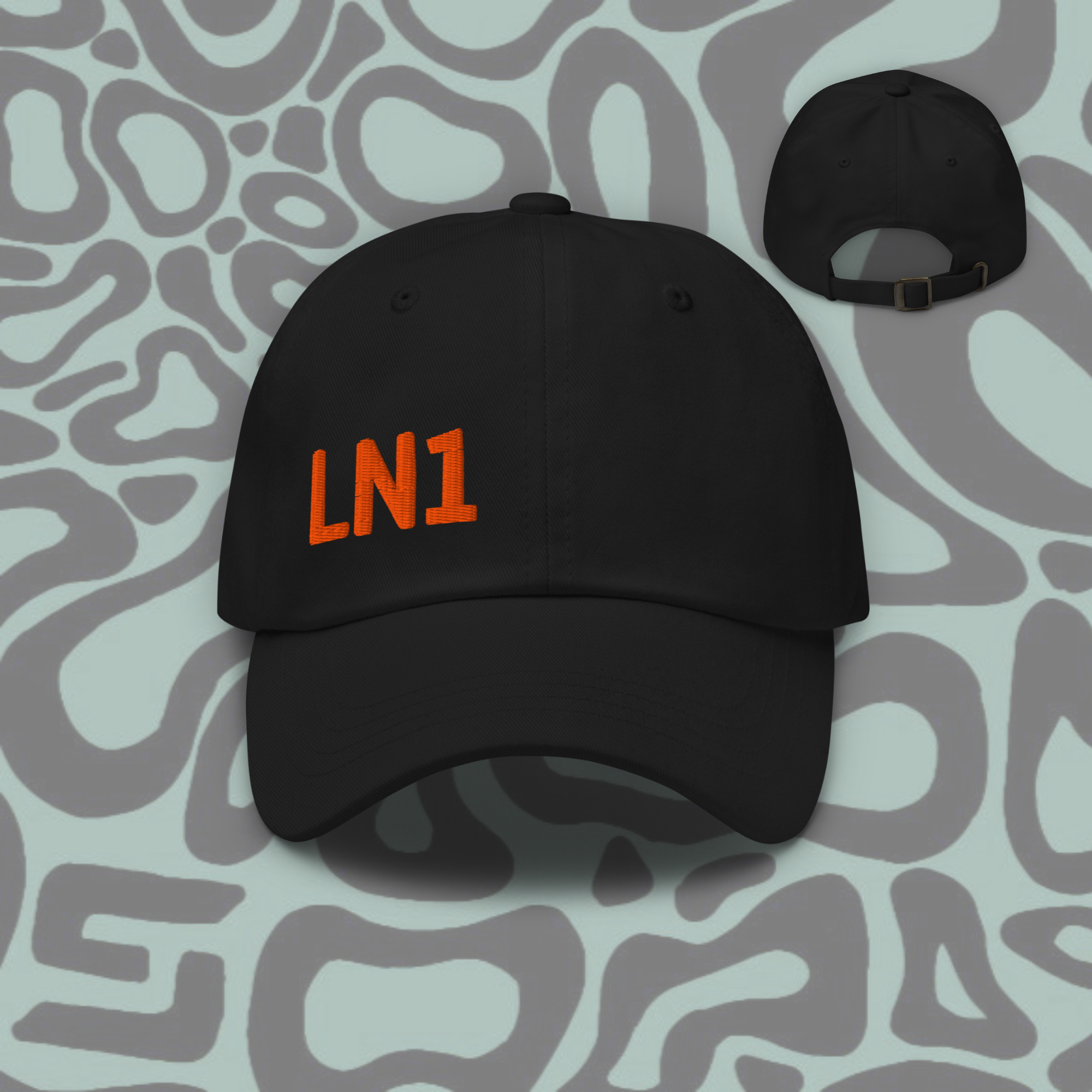 LN1 Inspired Motorsport Dad Hat – Orange Embroidered Racing Cap
