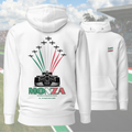 Monza 2026 Formula racing hoodie inspired by the Italian Grand Prix. Motorsport streetwear for true race fans — perfect for race weekends and everyday wear.