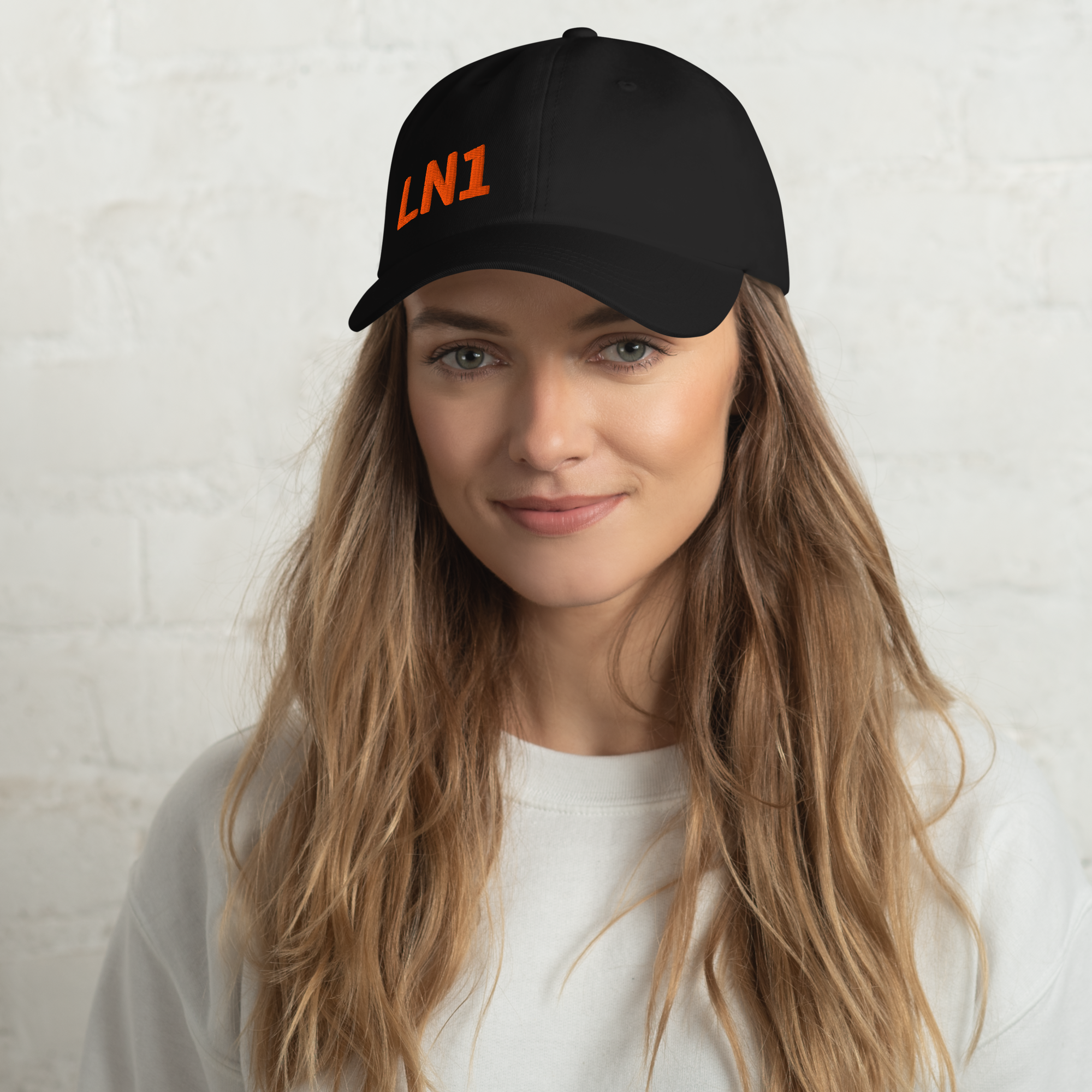 LN1 Inspired Motorsport Dad Hat – Orange Embroidered Racing Cap